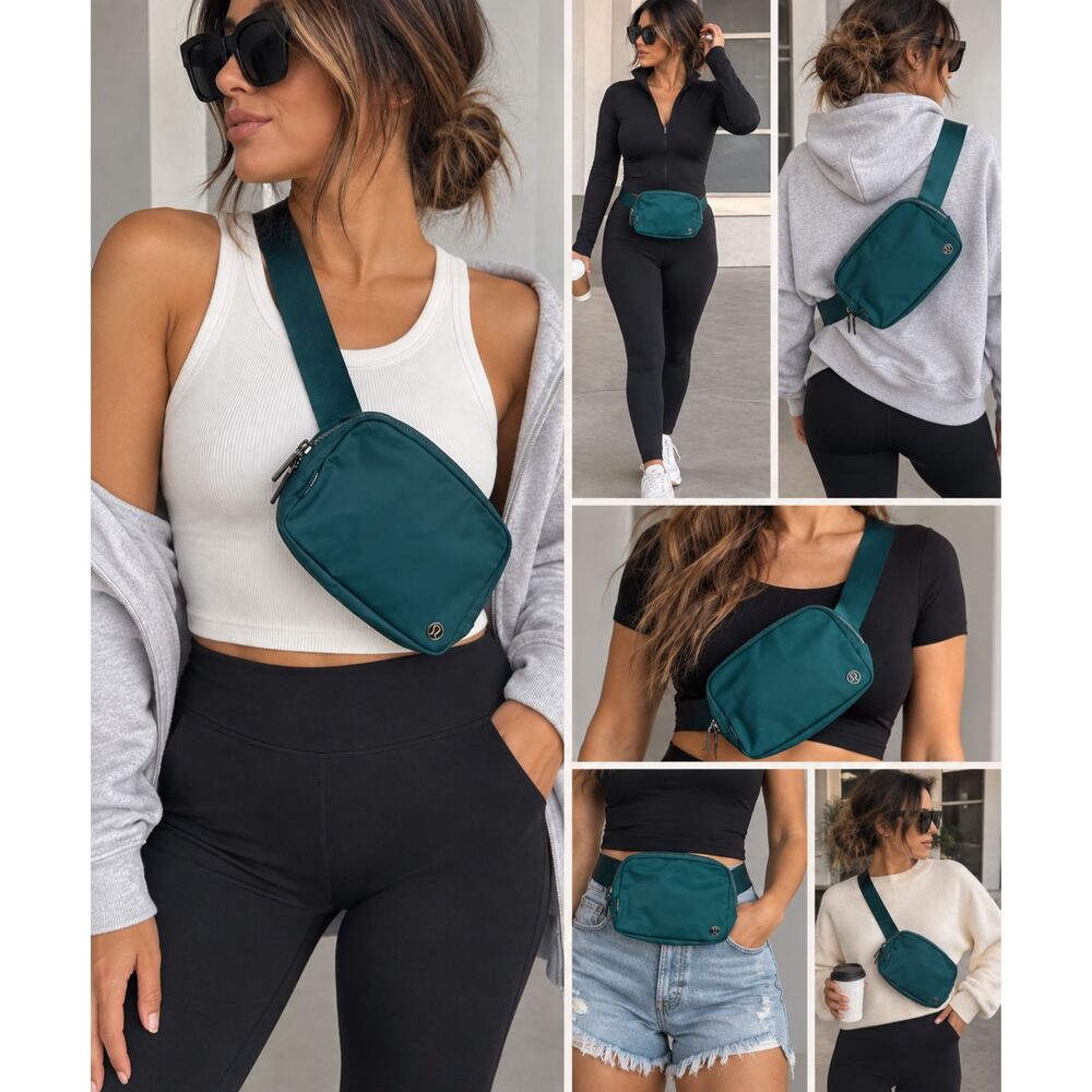 Lululemon Everywhere Belt Bag 1L -Teal Shadow OG **2018 Discontinued Rare**
